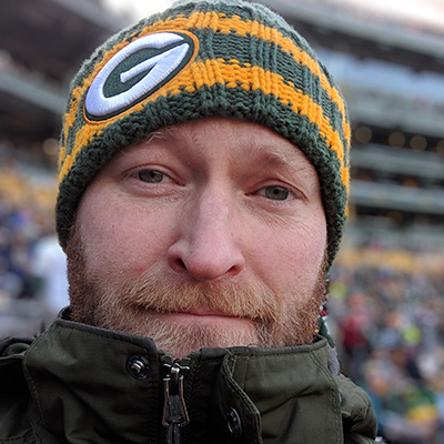 Me at Lambeau Field